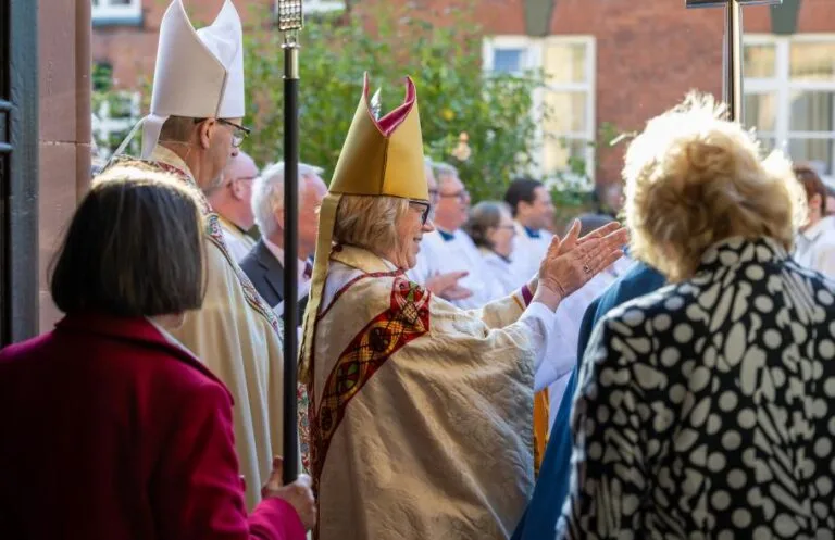 Archbishop Sarah visits Bethlehem’s Church of the Nativity and Tent of Nations during Holy Land pilgrimage. (Bethlehem, Palestinian Territories)