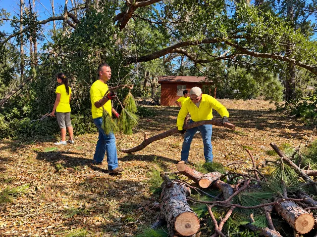 Latter-day Saint Volunteers Provide 9,800 Hours of Service in Hurricane Isaias Relief Efforts in Florida