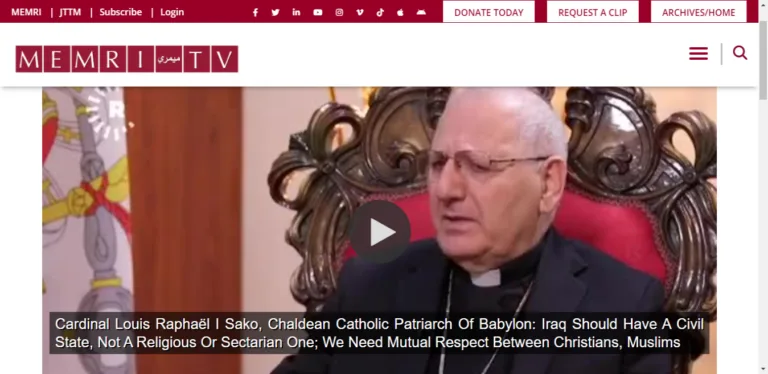 Chaldean Patriarch Calls for Civil State in Iraq, Criticizes Sectarian Politics and Religious Misuse