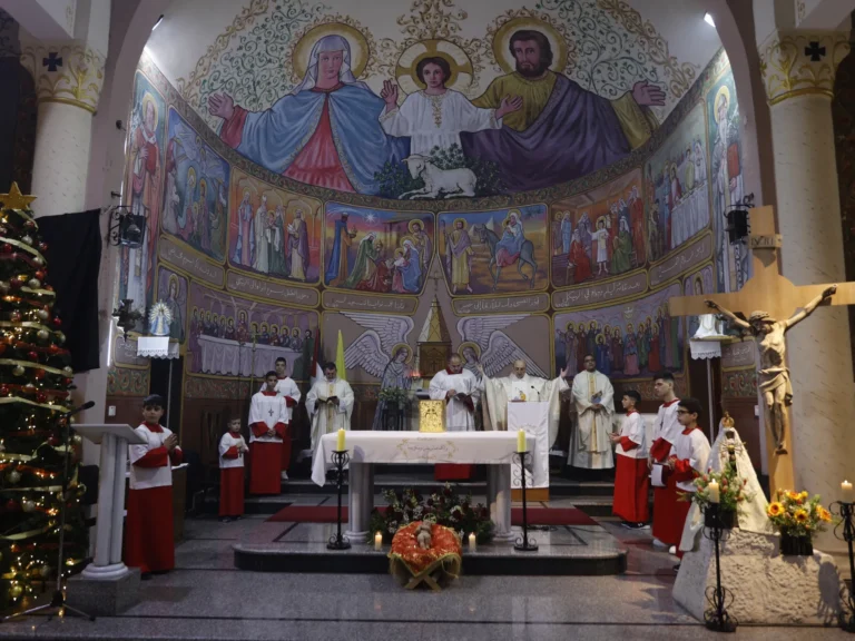 Gaza Christians hold Christmas service two years after war begins