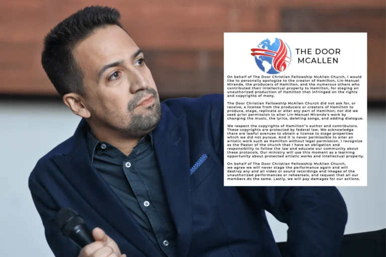 Texas Church Apologizes and Vows to Pay Damages After Unauthorized ‘Hamilton’ Performance