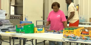 Two Churches Team Up to Distribute 1,500 Backpacks at Tuscaloosa Back-to-School Rally (Tuscaloosa, Alabama)