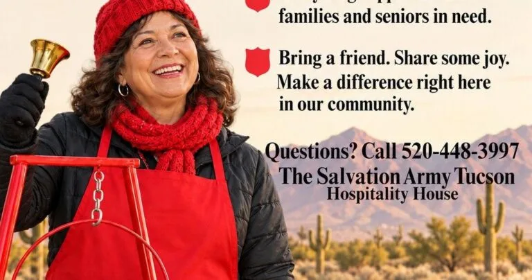 The Salvation Army Tucson Seeks Volunteers for Holiday Red Kettle Bell Ringing Campaign (Tucson, Arizona)