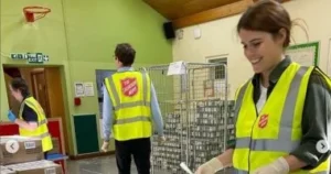 British Royal’s Granddaughter Volunteers with Salvation Army to Pack Food for Coronavirus-Affected Communities
