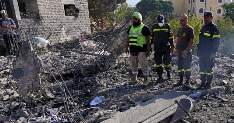 Israeli airstrikes in southern Lebanon kill 9, wound 13