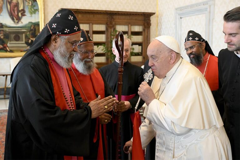 Pope Francis Adds Feast of St. Isaac of Nineveh to Roman Martyrology in Ecumenical Meeting with Assyrian Church Patriarch