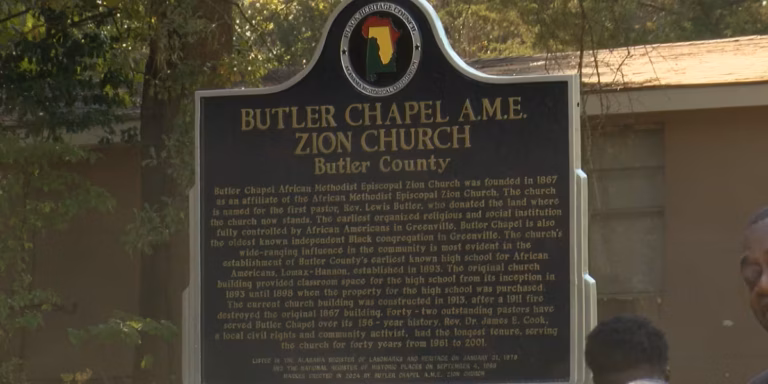156-Year-Old Butler Chapel A.M.E. Zion Methodist Church Receives Historical Marker