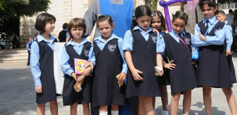 Gaza Catholic school reopens for 1,000 pupils after nearly three years of war
