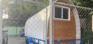 A small Athens, Ohio, nonprofit is building emergency homeless shelters before winter