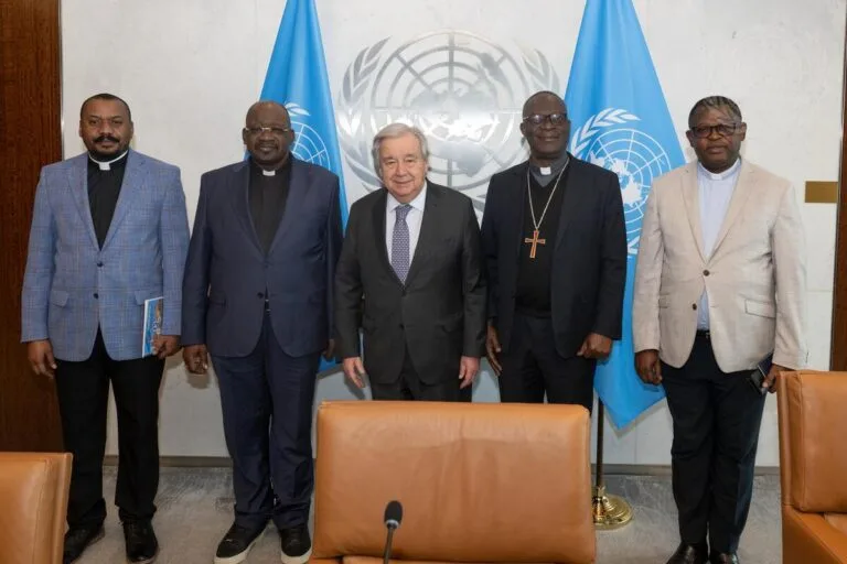Secretary-General Meets with General Secretary of National Episcopal Conference of Congo and Church of Christ in Congo