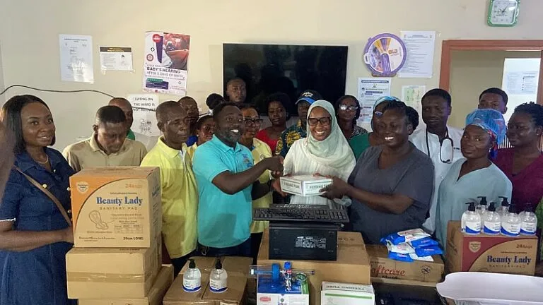 Calvary Temple Assemblies of God donates hospital supplies to Suntreso Government Hospital in Kumasi, Ghana