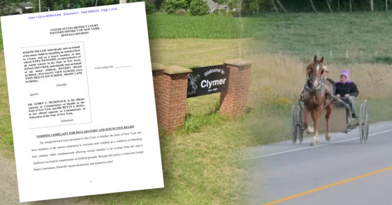 Chautauqua Co. Amish School at Center of Vaccine Case That Could Reach Supreme Court