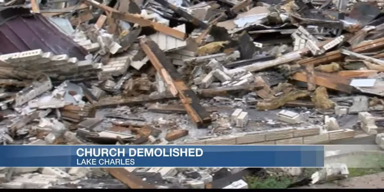 First Church of the Nazarene Demolishes Historic Place of Worship After Fire and Hurricane Damage