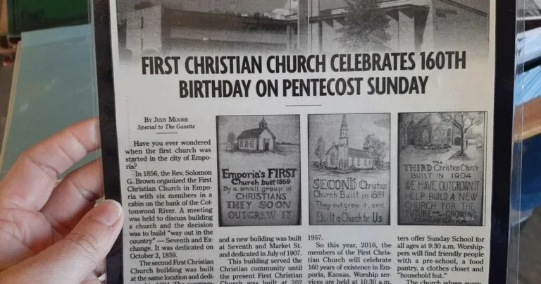 First Christian Church of Emporia Announces Relocation to Presbyterian West Campus (Emporia, Kansas)