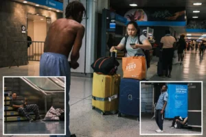 Why throngs of NYC’s homeless are choosing Penn Station over shelters — and leaving commuters in a constant state of fear