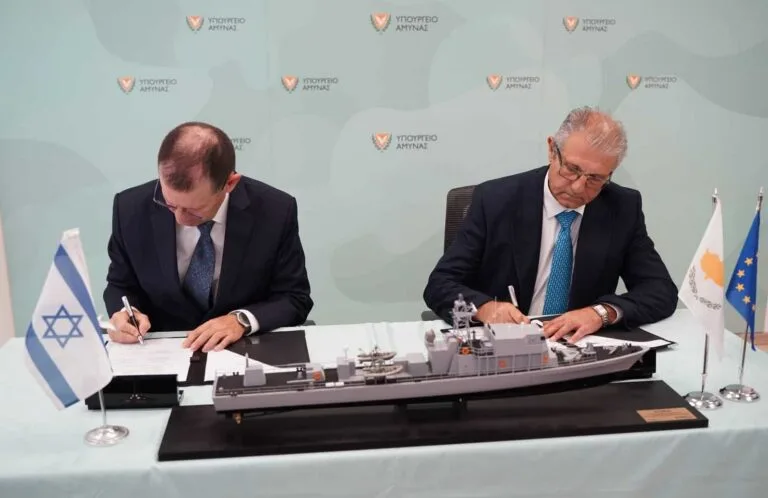 Cyprus and Israel Sign Defense Agreement for New Naval Patrol Vessel